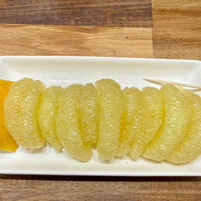 これぞ文旦の活け造り！（なみそさん提供）