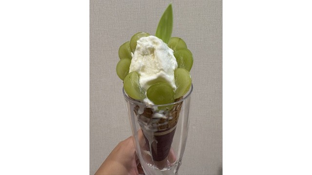 岡山南高生が考案した「晴れの国ソフト」提供：西日本高速道路サービス・ホールディングス