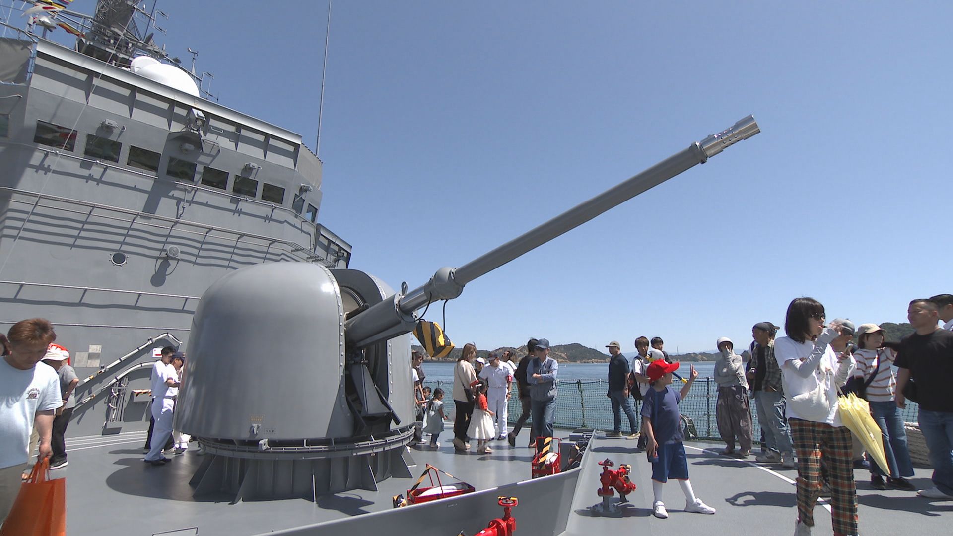 海上自衛隊の訓練支援艦「くろべ」を一般公開 岡山・玉野市 | KSB