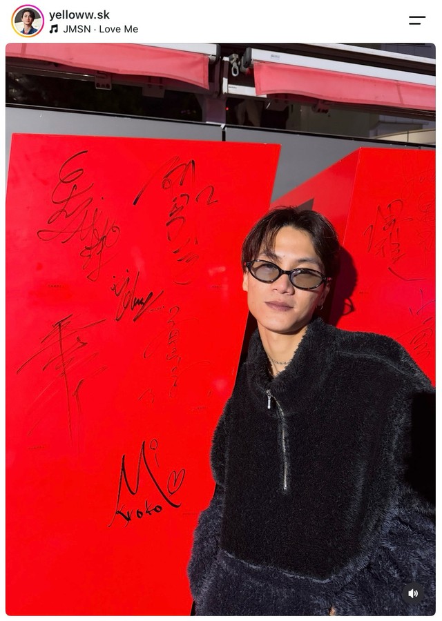 俳優オーム・タナパックさん（本人の公式インスタグラムから）
