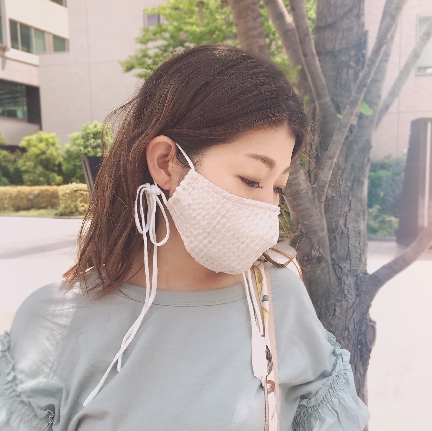 アクセサリー感覚の大人かわいい「リボンマスク」が人気 売り切れ続出