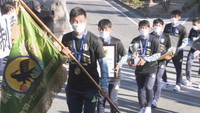 岡山学芸館高校男子サッカー部　岡山市　1月