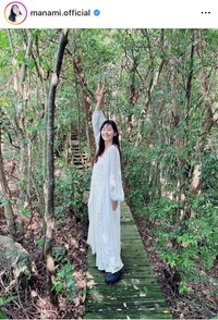 小西真奈美インスタグラム＠manami.officialより