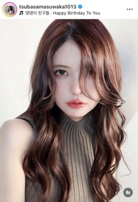 益若つばさインスタグラム（＠tsubasamasuwaka1013）より