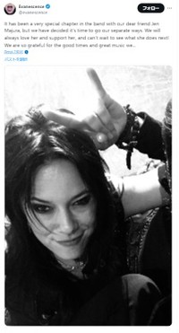 エヴァネッセンスのX@evanescenceより