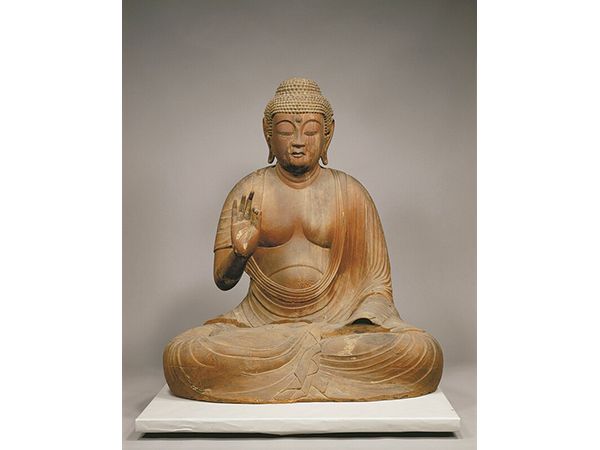阿弥陀如来坐像 うでが割れる ｜ 朝日小学生新聞 | 朝日中高生新聞