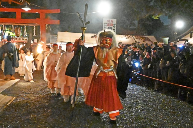 【追儺式】方相氏（２０２５年２月１日撮影）