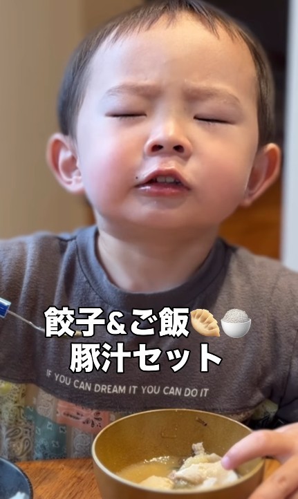 ママのご飯が大好き！（提供：＠pansta_grammerさん）