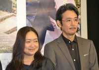 連続テレビ小説「ばけばけ」試写会に登場した池脇千鶴＝渋谷区・NHK放送センター
