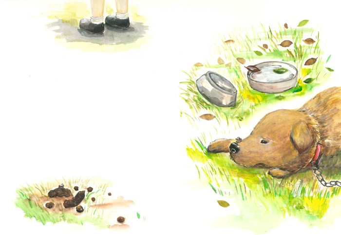 絵本「ねえ、だれかおしえて」（愛育出版）から