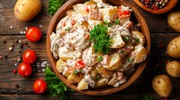 新感覚の焼ポテトサラダ！※画像はAIが作成したイメージです（Andrei/stock.adobe.com）