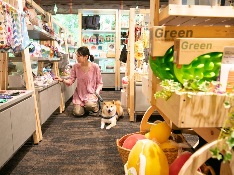 洋服や靴下、無添加素材のおやつに知育玩具など、愛犬との生活をより豊かにするアイテムが多数取り揃えられている