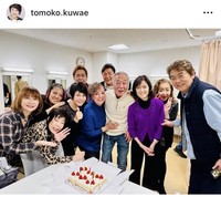 桑江知子インスタグラム＠tomoko.kuwaeより