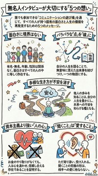 無名人インタビューの活動をする中で栗林さんが大切にしている5つのこと