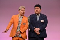 「M-1グランプリ2025」準決勝に出場した豪快キャプテン・べーやん（左）と山下ギャンブルゴリラⓒM-1グランプリ事務局