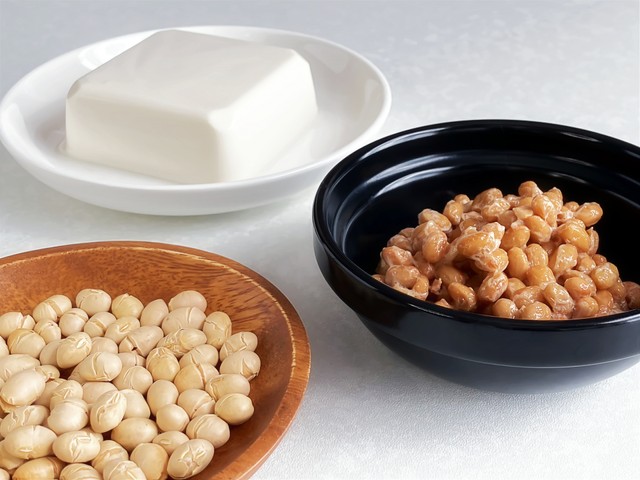 牛や豚より、豆からたんぱく質を摂取しているのが京丹後市の特徴