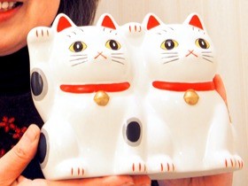 「東京五輪で世界に招き猫発信を！」　今戸神社