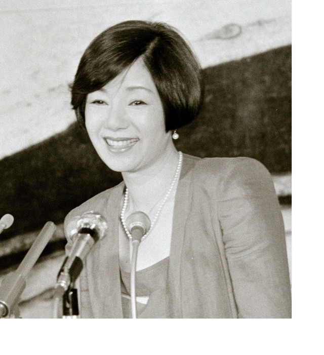 女優として数々の作品で存在感を発揮した小川真由美さん（1985年９月撮影）