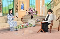 6月2日放送の「徹子の部屋」に出演する壇蜜（左）と司会の黒柳徹子＝提供