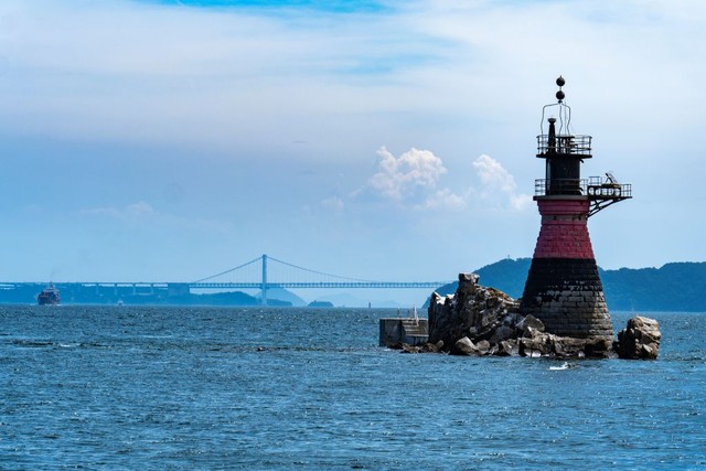 丸亀市の“波節岩灯標”が「土木学会選奨土木遺産」に認定　明治時代から航路の安全守る　香川
