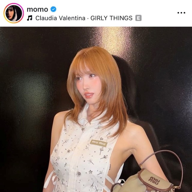 MOMOインスタグラム(@momo)より