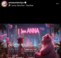 梅宮アンナのインスタグラム（＠annaumemiya）より