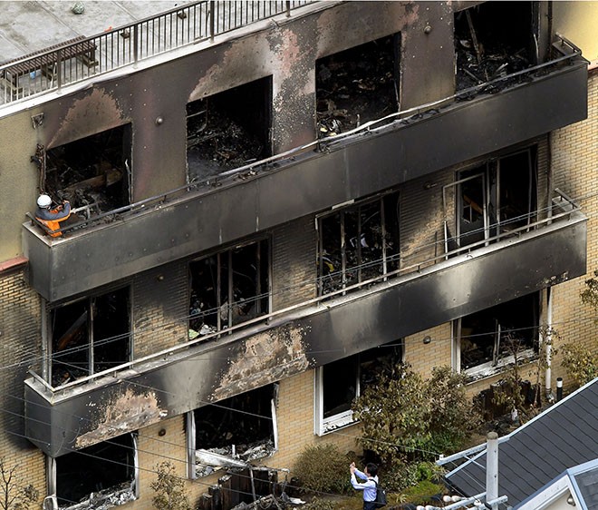 Memorial held for victims of Kyoto Animation arson attack