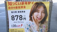 香川県の最低賃金が10月1日から時給878円に