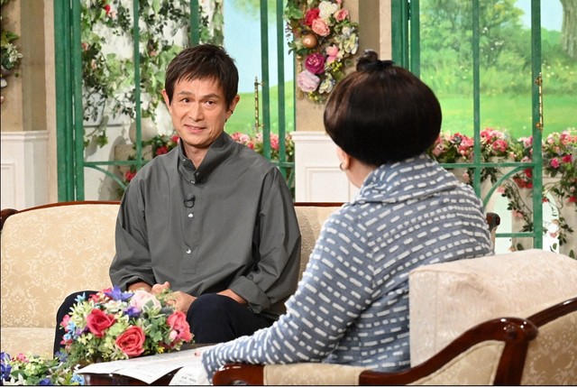 9月26日放送の「徹子の部屋」に出演した江口洋介さん＝テレビ朝日提供