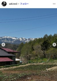 関のインスタグラム@seki.tm3より3