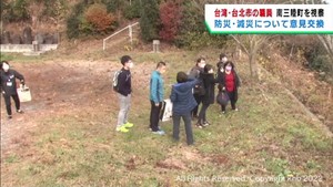 台湾・台北市の職員らが宮城・南三陸町の被災地を視察