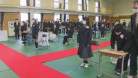 卒業式の様子