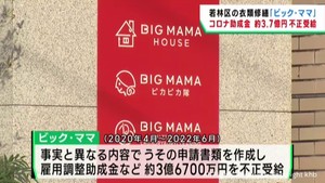 新型コロナ雇用調整助成金を不正受給　３億７０００万円は宮城県で最高額