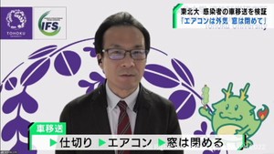 コロナ感染者を車で運ぶにはエアコンは外気導入で窓を閉める　東北大学の研究