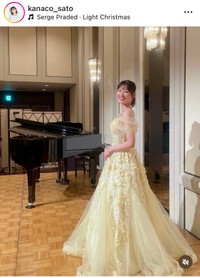 佐藤奏子インスタグラム＠kanaco_satoより