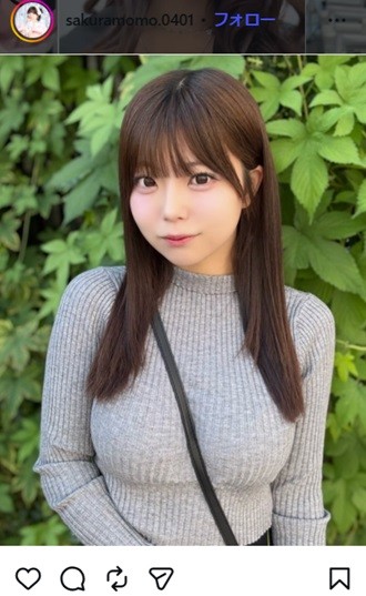 さくらもものインスタグラム＠sakuramomo.0401より