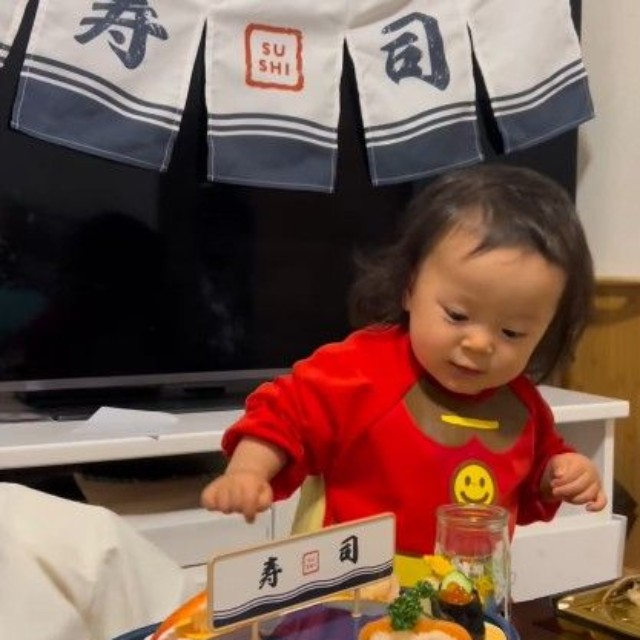 お姉ちゃんに「アンパンチ！」（提供：＠nao703u_uさん）
