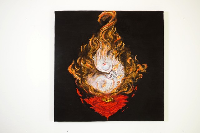 第2回妖怪画大賞   審査員特別賞「臨月」鈴木閃太さん