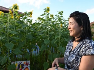 ウクライナの国花ヒマワリ　広がる平和願う心　1人のアイデアが地域を動かした