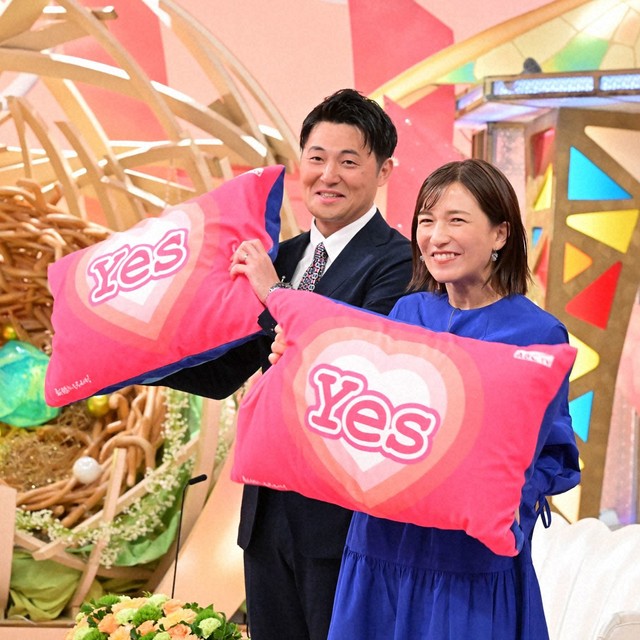 福岡と宮崎のテレビ局を代表するアナウンサー夫妻（ｃ）ABCテレビ