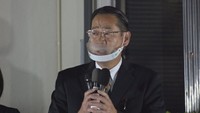 4月18日　初当選した松永市長