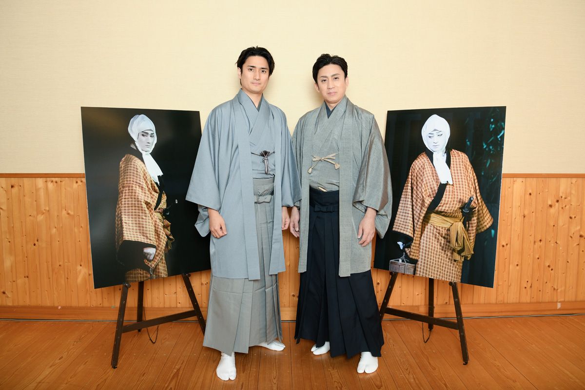 女殺油地獄」ダブルキャストで与兵衛を演じる松本幸四郎と中村隼人 二