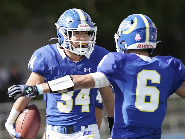 アメフト - 関西学院大DL八木駿太朗 花巻東野球部から初の入部、後悔