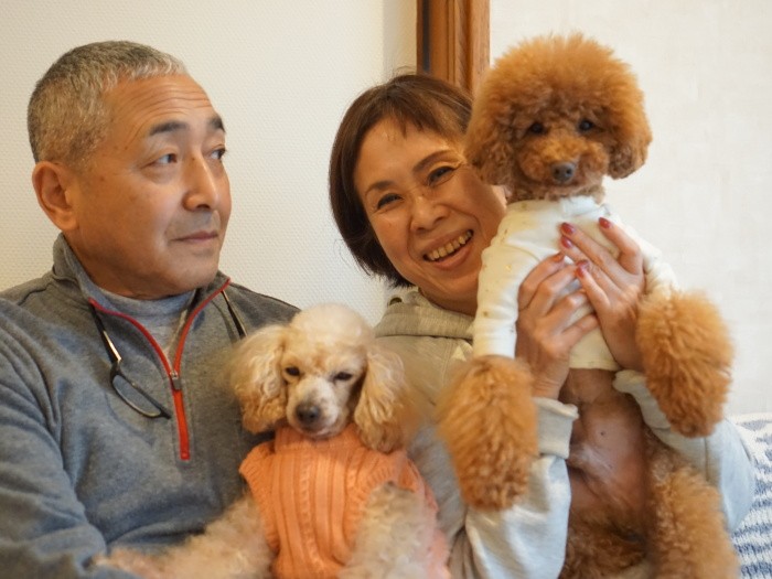 「コアとコナの名は響きも似ていて、どっちを呼んだ？と２匹が戸惑うことも。ちょっとわかりづらかったかな（笑）」