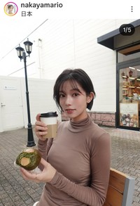 中山莉緒(@nakayamario)さんのインスタグラムより
