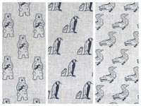 ダブルガーゼハンカチの柄（笏本達宏さん提供）