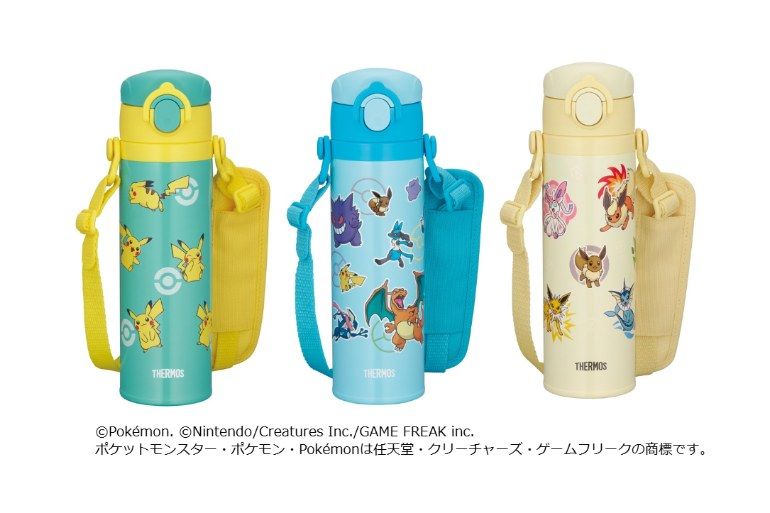 可愛すぎて選べないよ……。【サーモス】ポケモンデザインの水筒やバッグ