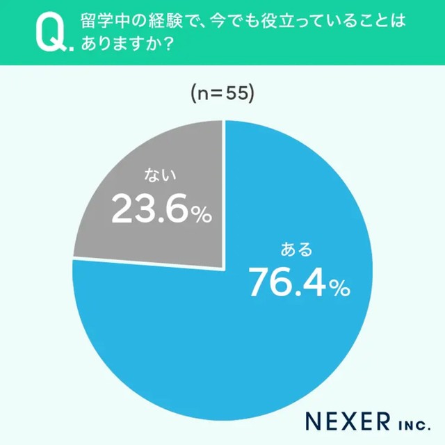 留学中の経験で役立つこと（提供画像）
