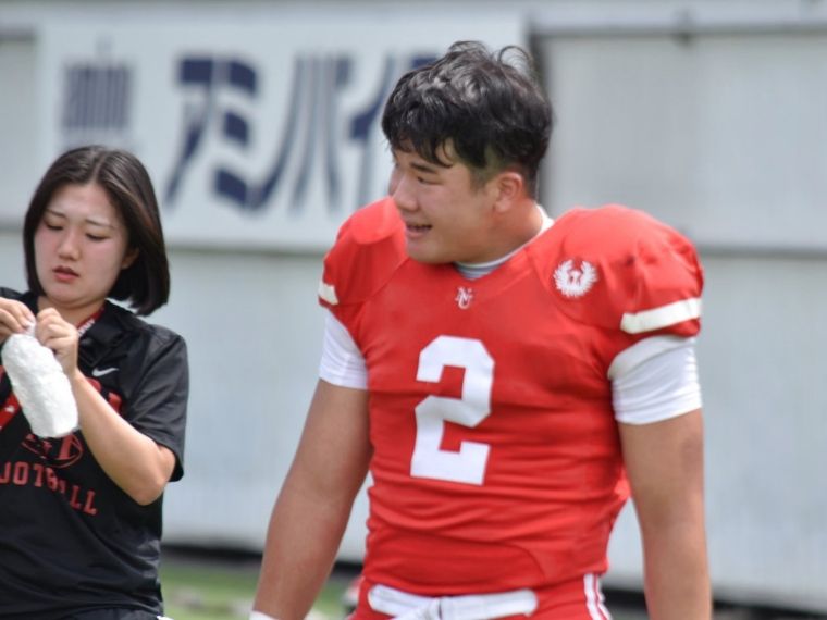 アメフト - 日本大学・白井快 どん底で選ばれた日本代表、同じ