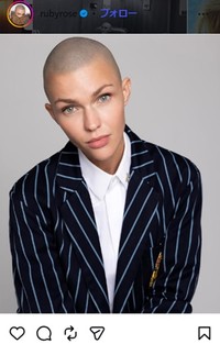 ルビー・ローズのインスタグラム＠rubyroseより